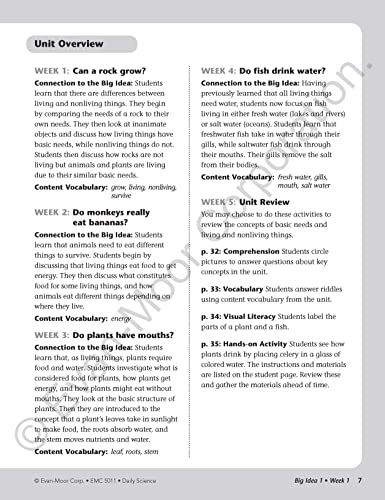 EvanMoor Daily Science Book, Grade 1,Used