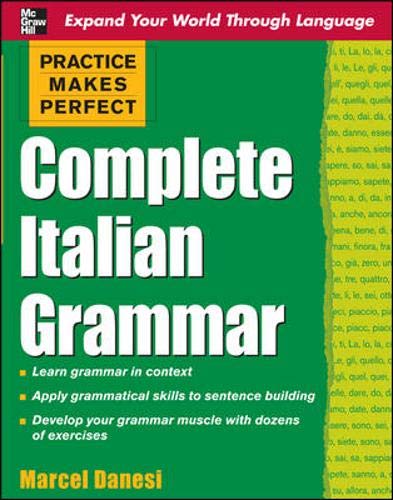 Complete Italian Grammar (Practice Makes Perfect) (Italian Edition),Used