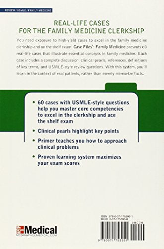 Case Files Family Medicine, Third Edition (LANGE Case Files),Used