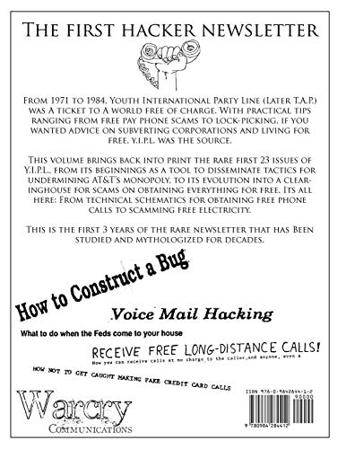 Hacking Ma Bell: The First Hacker Newsletter  Youth International Party Line, The First Three Years,Used
