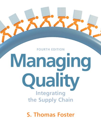 Managing Quality: Integrating the Supply Chain,New