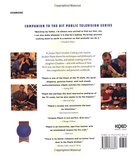 Jacques Pepin's Kitchen: Cooking With Claudine,Used