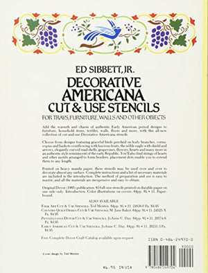 Decorative Americana Cut & Use Stencils (Dover Stencils),Used