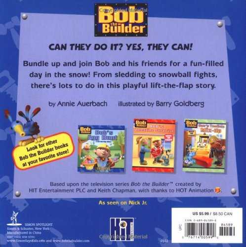 Bob'S Snowy Day (Bob The Builder) (A Lifttheflap Story)