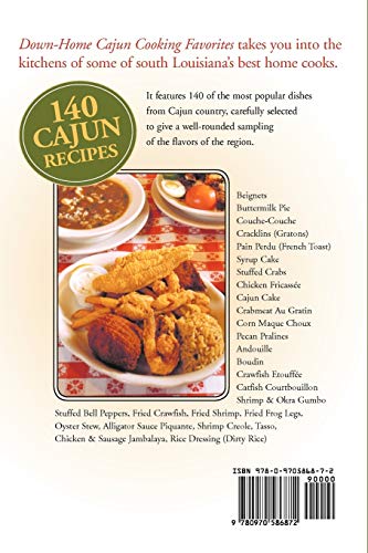 DownHome Cajun Cooking Favorites: The Best Authentic Cajun Recipes from Louisiana s Bayou Country, or How to Cook Traditional C,Used