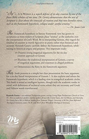 As It Is Written: The Genesis Account Literal or Literary?,Used