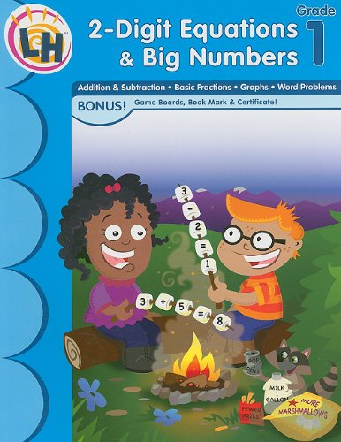 Skill Builders  2 Digit Equations & Big Numbers Grade 1,Used