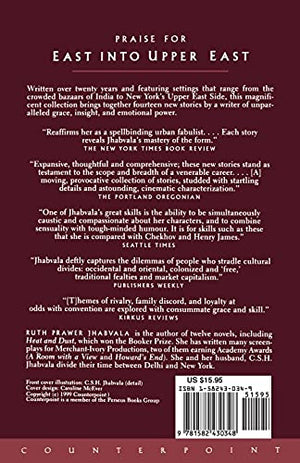 East Into Upper East: Plain Tales from New York and New Delhi,Used