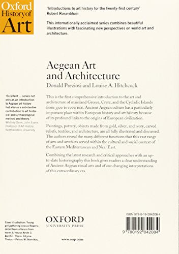 Aegean Art and Architecture (Oxford History of Art),New