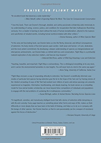 Flight Ways: Life and Loss at the Edge of Extinction (Critical Perspectives on Animals: Theory, Culture, Science, and Law),Used