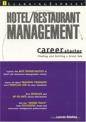 Hotel/Restaurant Management Career Starter,Used