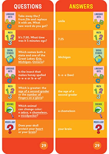 Brain Quest 2Nd Grade Smart Cards Revised 5Th Edition (Brain Quest Smart Cards)