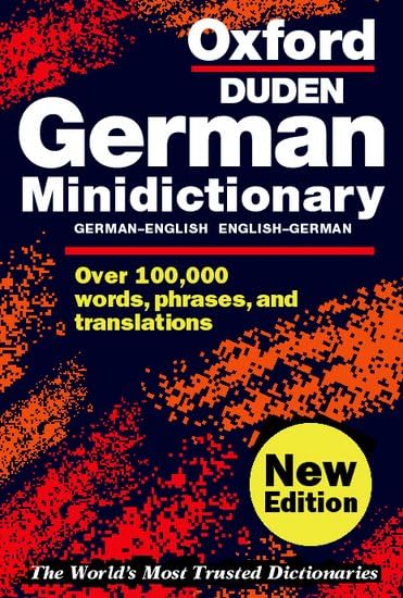 Oxford German Minidictionary,Used