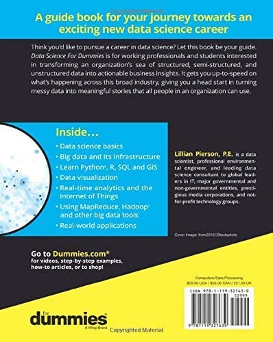 Data Science For Dummies, 2nd Edition,Used
