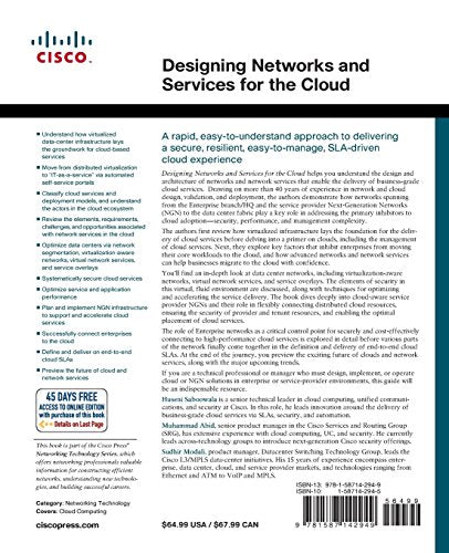 Designing Networks and Services for the Cloud: Delivering businessgrade cloud applications and services: Delivering businessgra,Used
