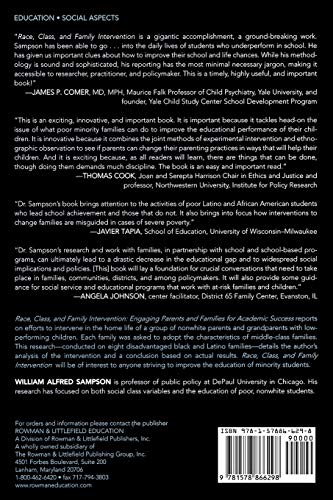 Race, Class, and Family Intervention: Engaging Parents and Families for Academic Success,Used