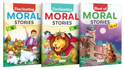 Fascinating, Enchanting And Best Of Moral Stories : Timeless Stories For Children, Educational Story Book, Story Book For Young Learners | Pack Of 3 Story Books