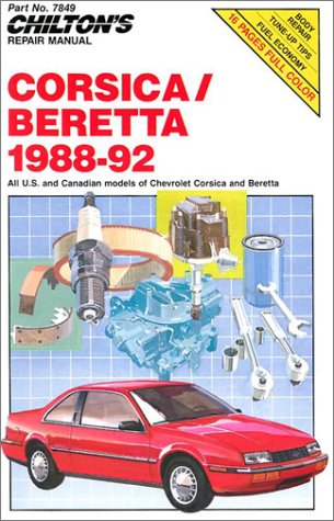 Chevy Corsica and Beretta, 198892 (Chilton's Repair Manual),Used