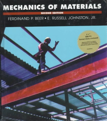 Mechanics of Materials/Book and 5 1/4 Inch Disk,Used