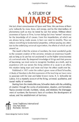 A Study of Numbers: A Guide to the Constant Creation of the Universe,Used