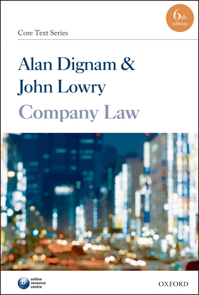 Company Law: Core Text,Used