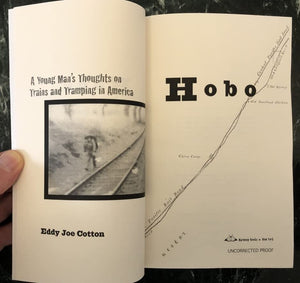 Hobo: A Young Man's Thoughts on Trains and Tramping in America,Used