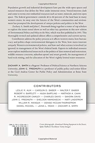 Environmental Politics and Policy in the West, Revised Edition,Used