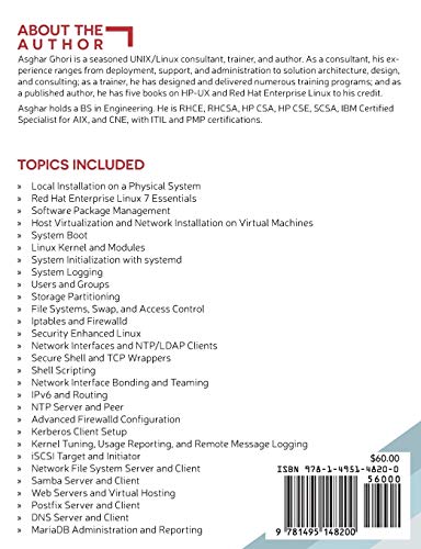 RHCSA & RHCE Red Hat Enterprise Linux 7: Training and Exam Preparation Guide (EX200 and EX300), Third Edition,Used