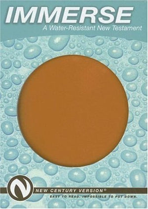The Holy Bible: Immerse:New Century Version, Orange, Waterproof,Plastic Zipper,Used