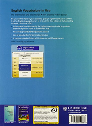 English Vocabulary in Use Preintermediate and Intermediate with Answers,Used