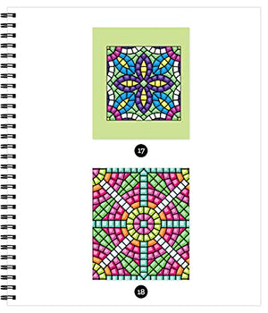 Brain Games  Sticker by Number: Mosaic (20 Complex Images to Sticker),New