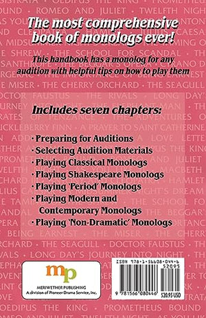 Theatre Audition Book: 144 Monologs from Contemporary, Modern, Period, Shakespeare and Classical Plays,Used