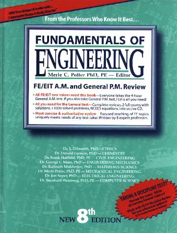 Fundamentals of Engineering: The Most Effective FE/EIT Review (with CDROM),Used