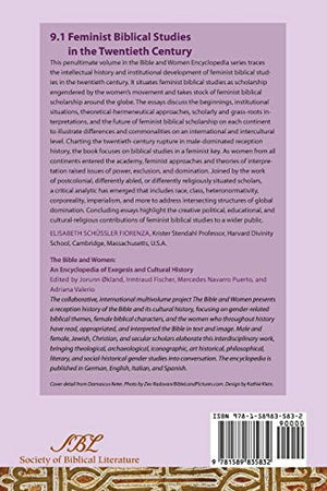 Feminist Bible Studies In The Twentieth Century: Scholarship And Movement (Bible And Women 9.1),Used