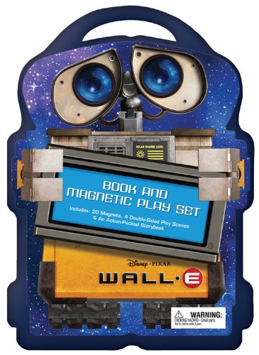 WALLE A Book and Magnetic Play Set,Used