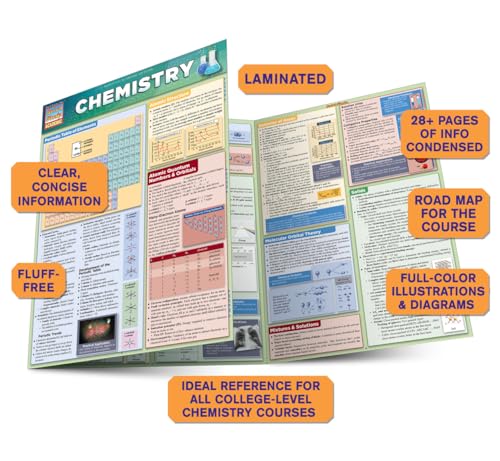 Chemistry: A QuickStudy Laminated Reference Guide (QuickStudy Academic),New
