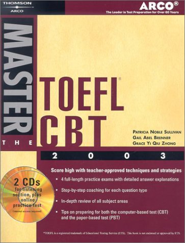 Arco Master the TOEFL CBT 2003 (With CDROM),Used