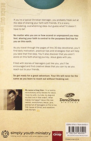 Reach Out, Don't Freak Out Student Devotional,Used
