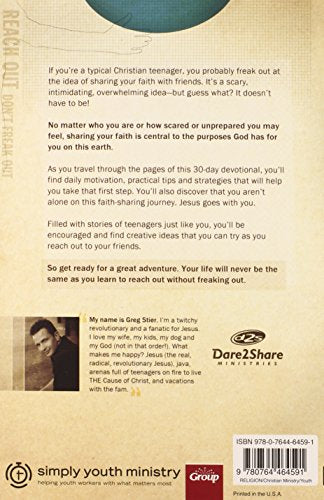 Reach Out, Don't Freak Out Student Devotional,Used
