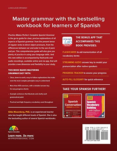Practice Makes Perfect: Complete Spanish Grammar, Premium Third Edition,Used