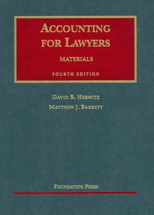 Accounting for Lawyers (University Casebook Series),Used