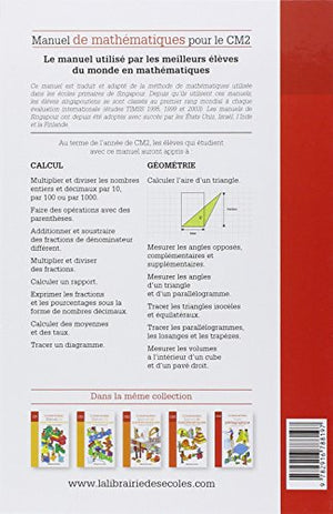 Mthode de Singapour CM2 (2007)  Manuel de cours,Used