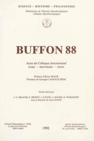 Buffon 88 (Science  Histoire  Philosophie) (French Edition),Used