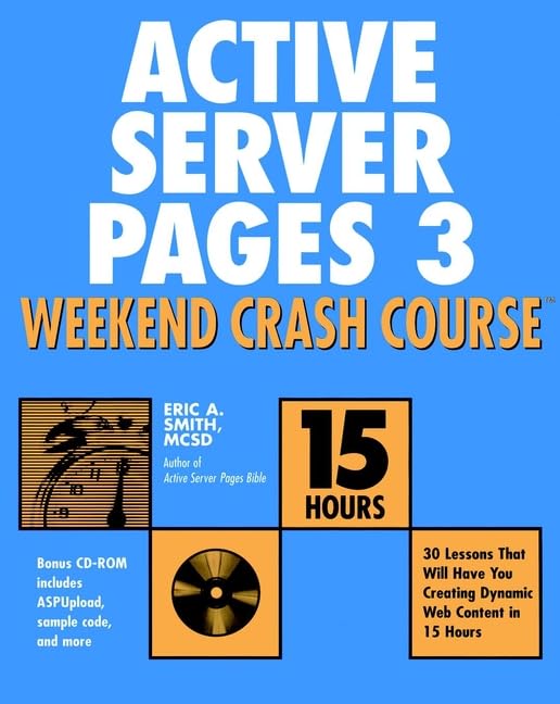 Active Server Pages 3 Weekend Crash Course,Used
