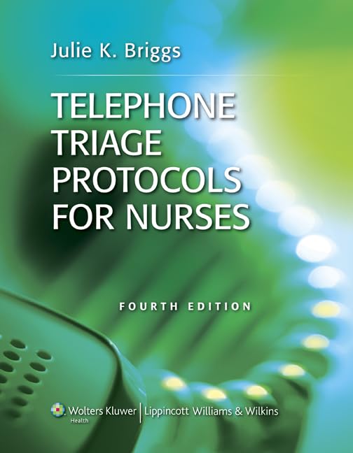 Telephone Triage Protocols For Nurses