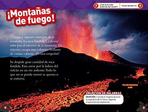 National Geographic Readers: Los Volcanes (L2) (Spanish Edition),Used