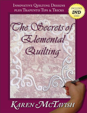 The Secrets of Elemental Quilting: Innovative Quilting Designs plus Trapunto Tips & Tricks,Used