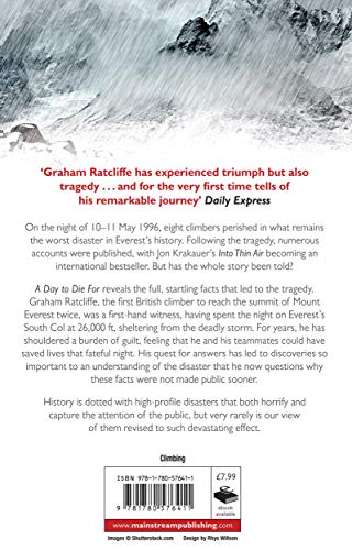 A Day To Die For: 1996: Everest'S Worst Disaster