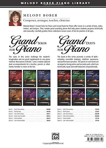 Grand OneHand Solos for Piano, Bk 4: 8 Early Intermediate Pieces for Right or Left Hand Alone,Used