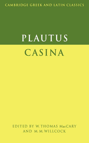 Plautus: Casina (Cambridge Greek and Latin Classics) (English and Latin Edition),Used